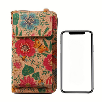 Nina - Accessori de bossa de bandolera Boho-Flors