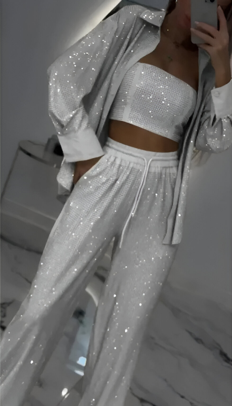 Nola™ | Conjunt de lounge de 3 peces amb brillantors moderns