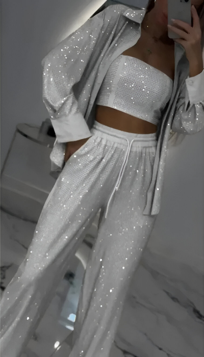 Nola™ | Conjunt de lounge de 3 peces amb brillantors moderns