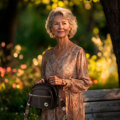 Fiona - Bossa de mà bandolera chic clàssica