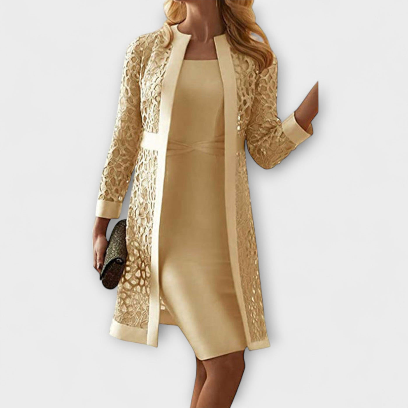 Alessia – Elegant conjunt de vestit de dues peces