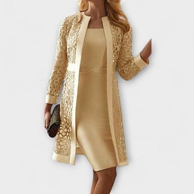 Alessia – Elegant conjunt de vestit de dues peces