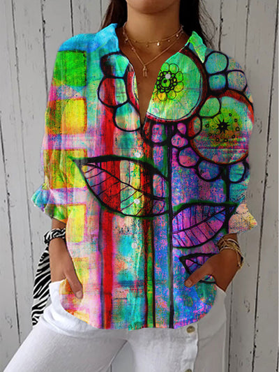 Fane - samarreta amb estampat artístic