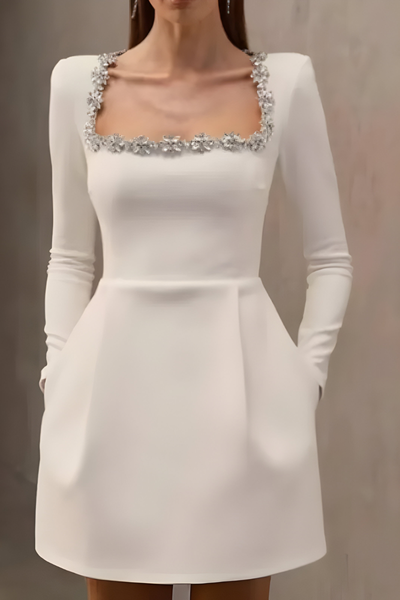 Noelle™ | Vestit de còctel de vellut clàssic