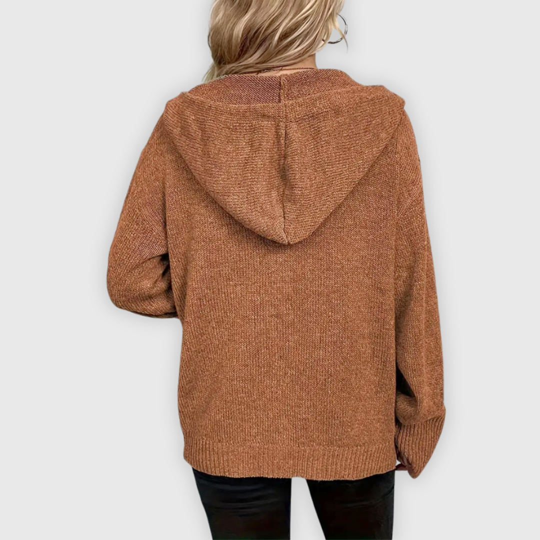 Chivana™ - Sweatshirt de màniga llarga estilós i elegant amb botons