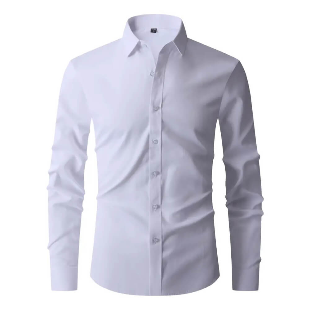 Camises de Negoci per a Homes – Elegant, Ajustada, de Llarga Maniga, ideal per a l'Oficina i Reunions