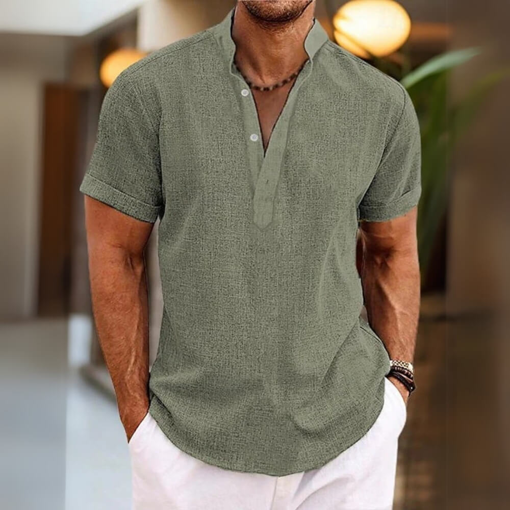 Polohemd per a homes casual – Look elegant per al temps lliure amb coll modern