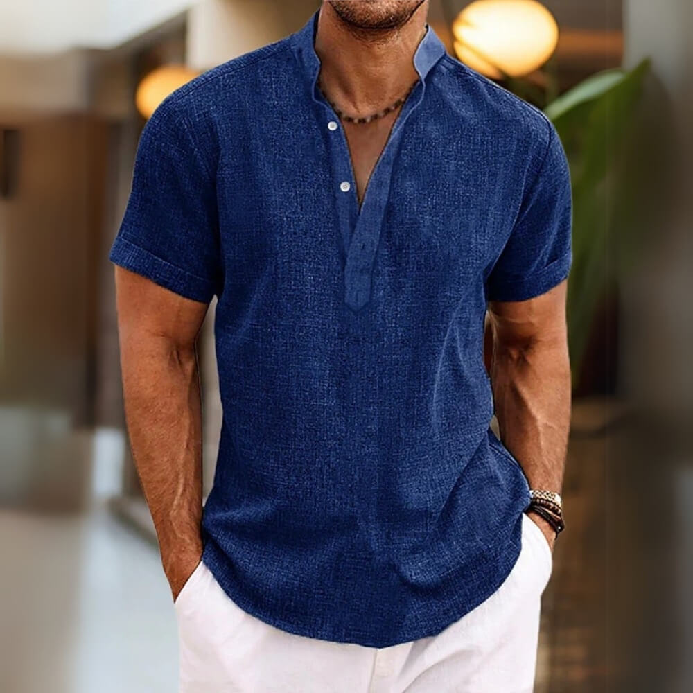 Polohemd per a homes casual – Look elegant per al temps lliure amb coll modern