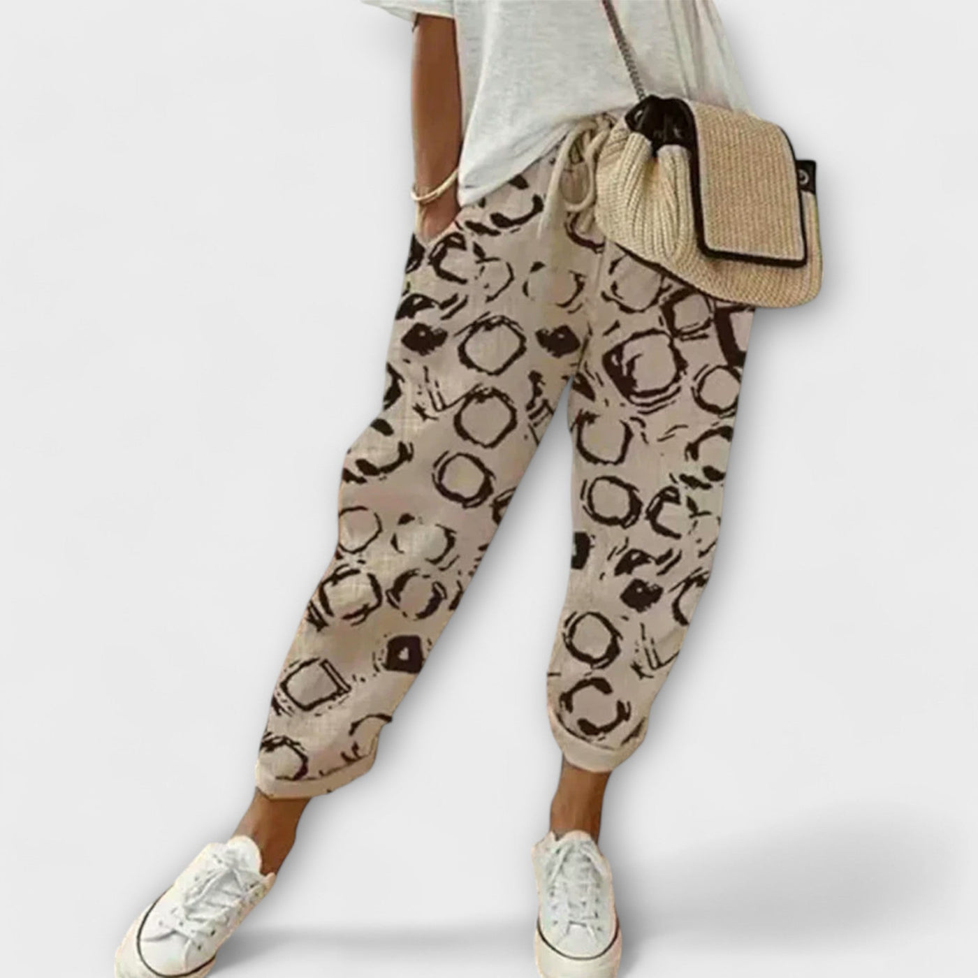 Burga - Pantalons de cotó i lli còmodes