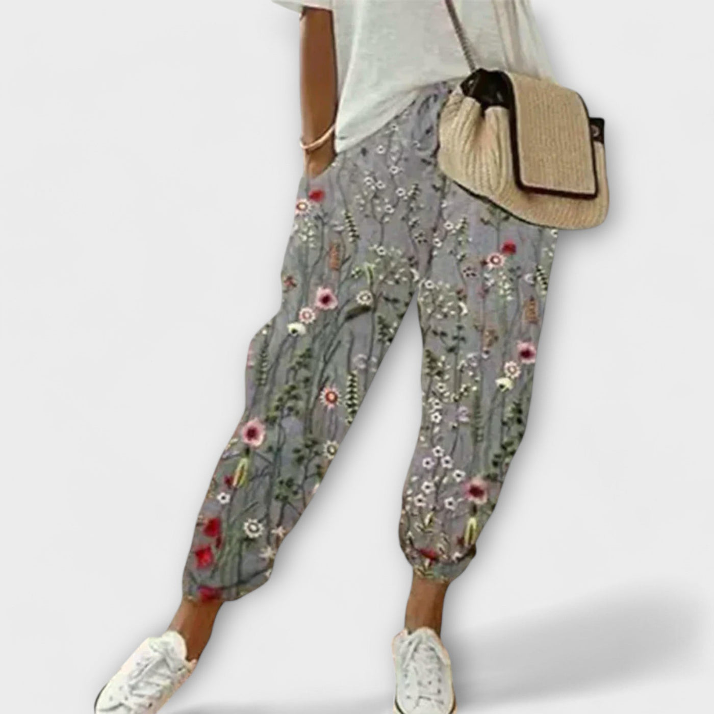 Burga - Pantalons de cotó i lli còmodes