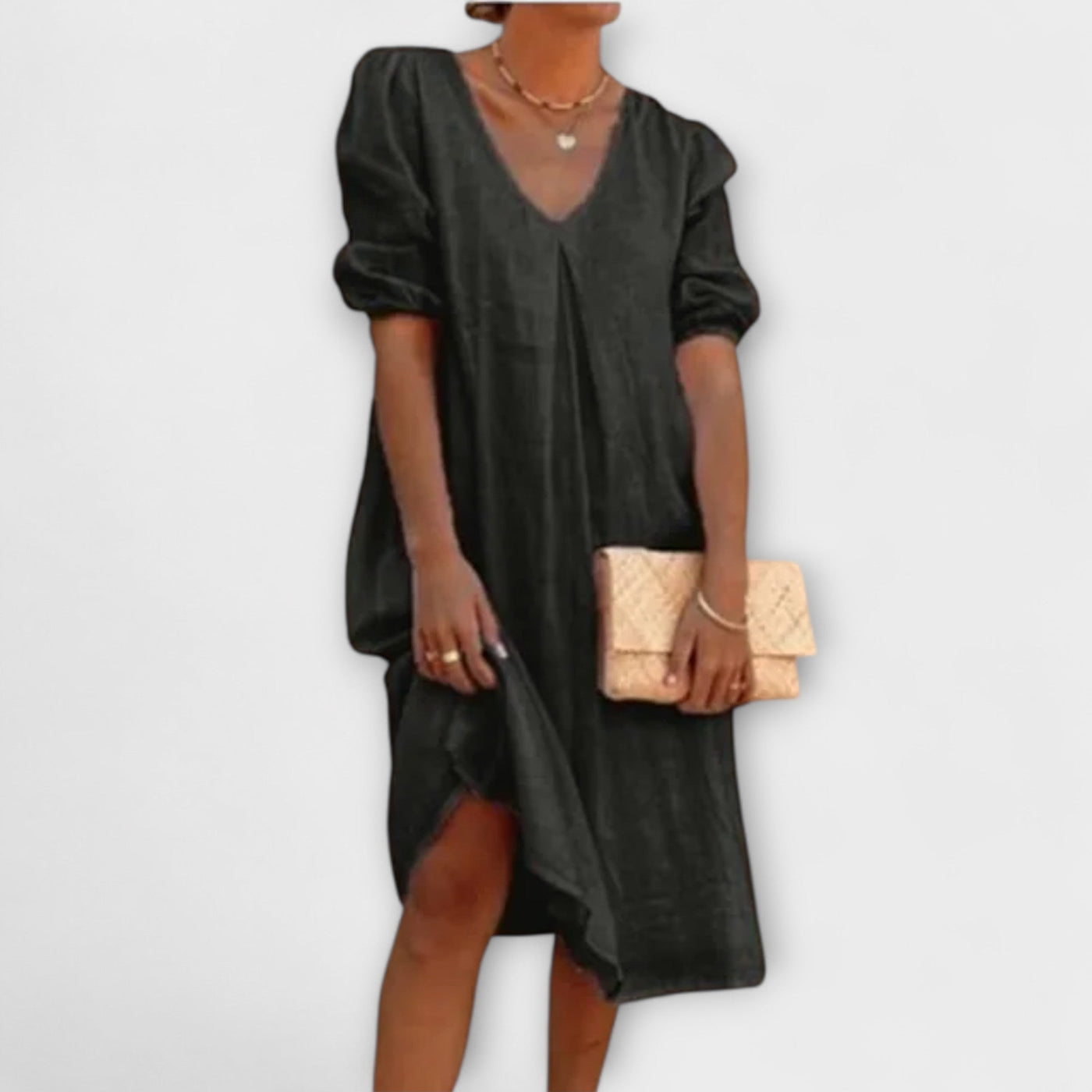 Fanny - Vestit d'estiu elegant amb detalls de ganxet