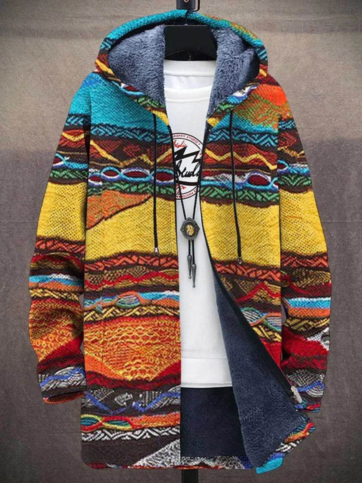 Elouera™ | Cardigan de luxe amb inspiració artística + Cremallera