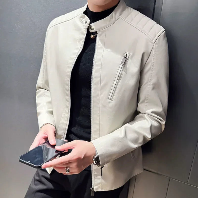Adrian™ | Jaqueta de cuir elegant