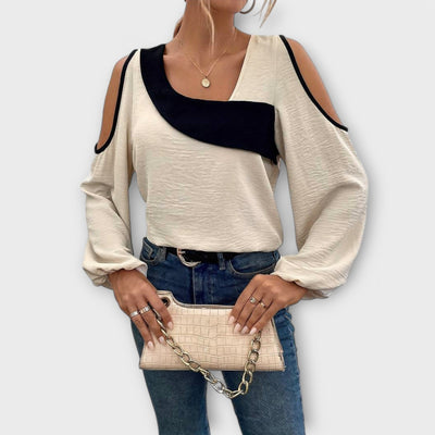 Scarlett - Blusa amb escot quadrat