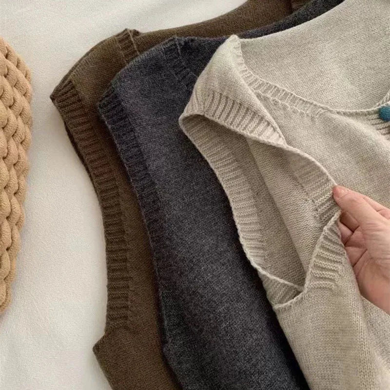 EL MARIBEL | VESTIT DE TRICOT AMB BOTONS DE COLOR