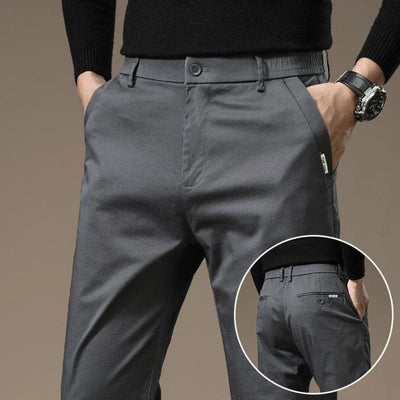 Pantalons elegants per a home slim fit per a l'oficina i el temps lliure