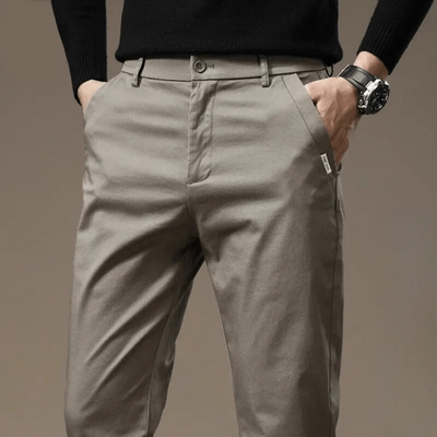 Pantalons elegants per a home slim fit per a l'oficina i el temps lliure