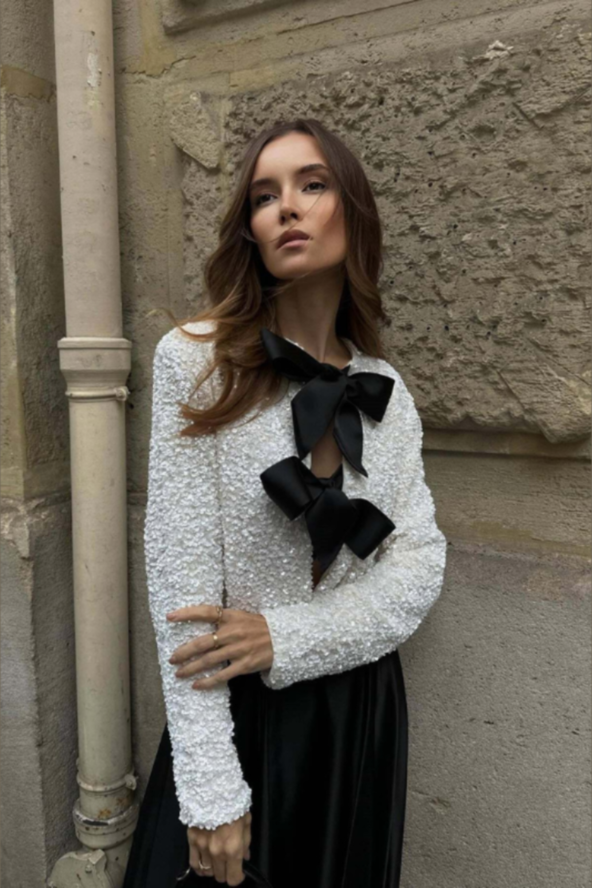 Noria™ | Blusa moderna i elegant amb detalls de llaç