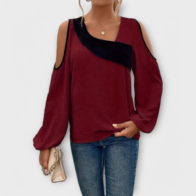 Scarlett - Blusa amb escot quadrat
