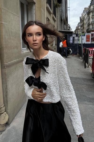 Noria™ | Blusa moderna i elegant amb detalls de llaç