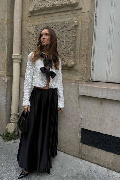 Noria™ | Blusa moderna i elegant amb detalls de llaç