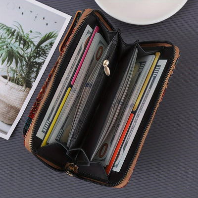 Nina - Accessori de bossa de bandolera Boho-Flors