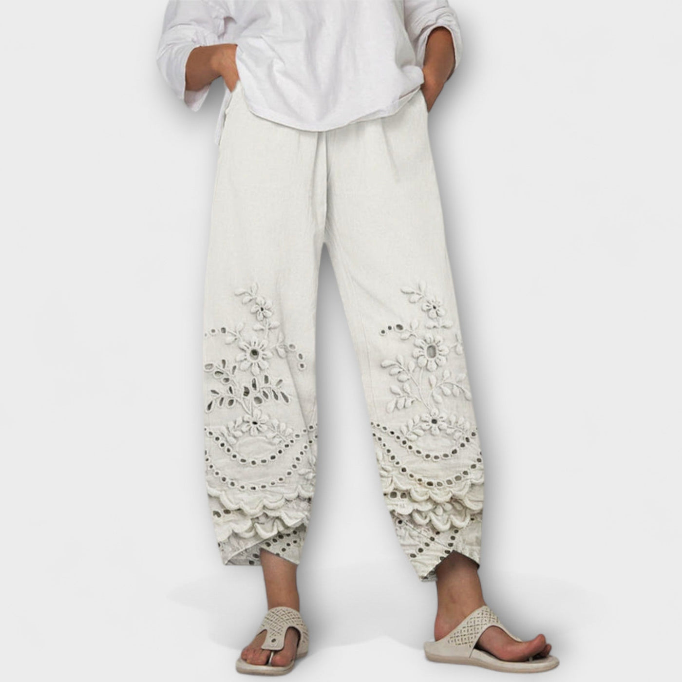 Chloe – Pantalons de Renda Elegants