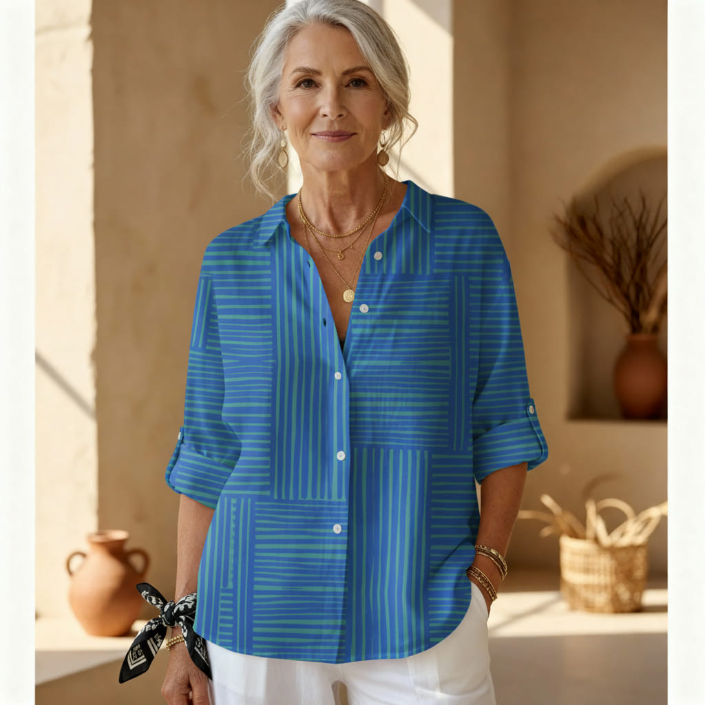 Gat - Camisa a ratlles zonal