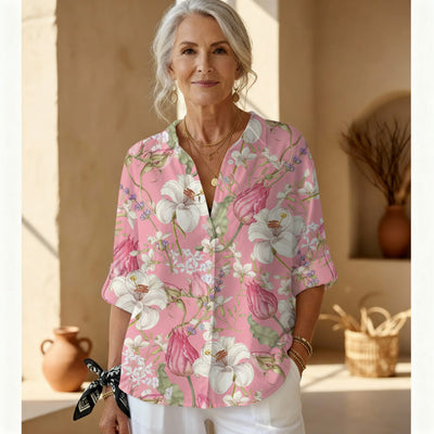 Frances - Blusa Floral Elegant