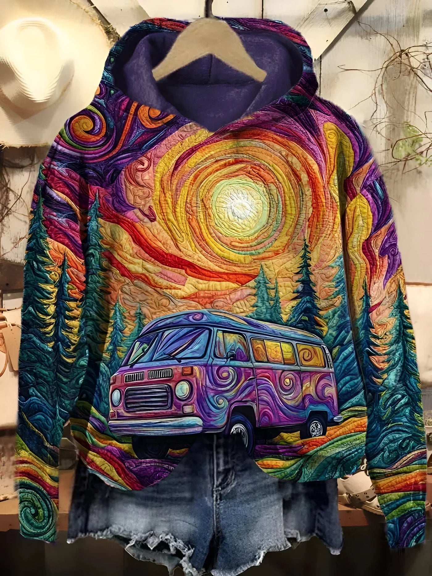 Mariska - Sudadera Retro Roadtrip