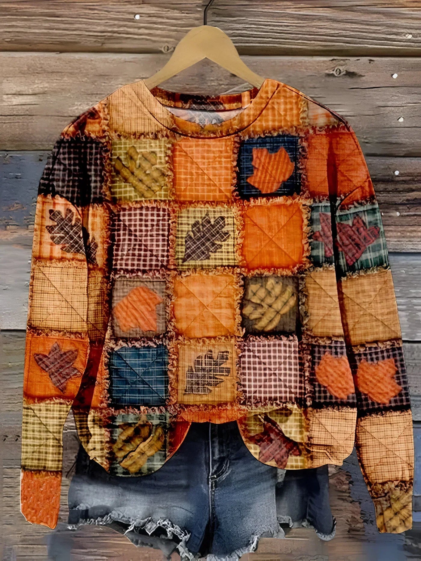Evelien - Suèter de Patchwork Suau
